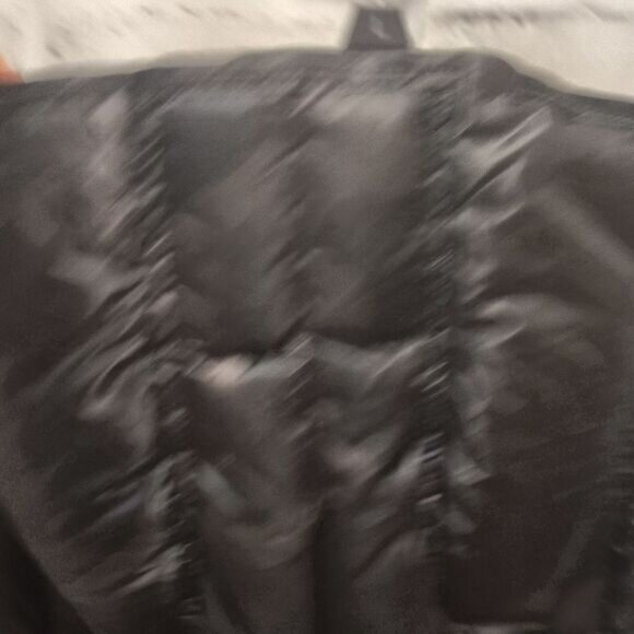 Vince Camuto Black Quilted Puffer Jacket with Hood - Picture 5 of 7